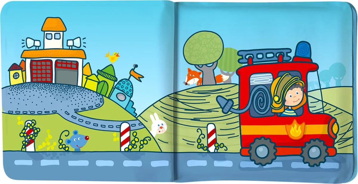 Haba Magisch Badboek Brandweer 401016 - Multicolor