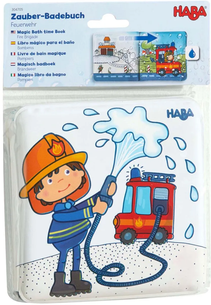 Haba Magisch Badboek Brandweer 401016 - Multicolor - afbeelding 6 van 6