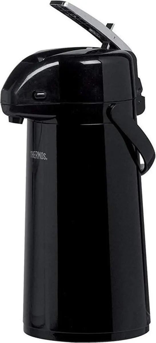Thermos Thermoskan Met Pomp Zwart 1.9 liter