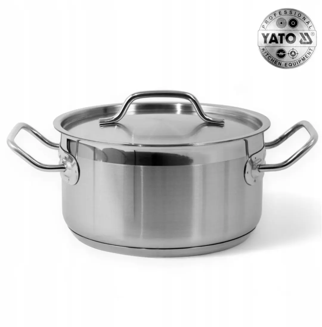 Yato Lage Kookpan RVS 32x16cm 12,9L met Deksel