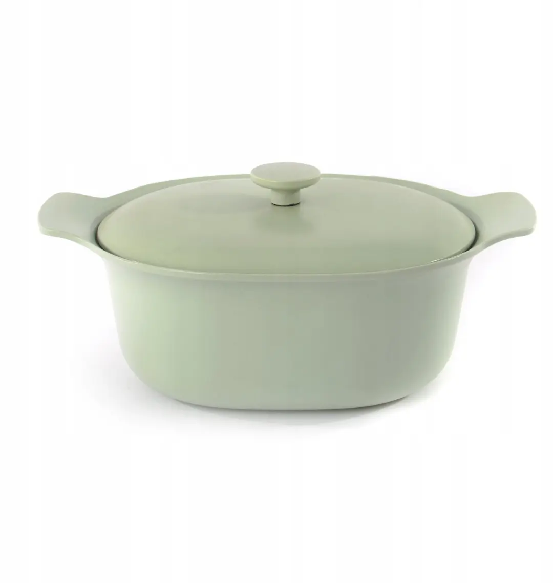 Berghoff Gietijzeren Ovale Braadpan 28x22cm Groen