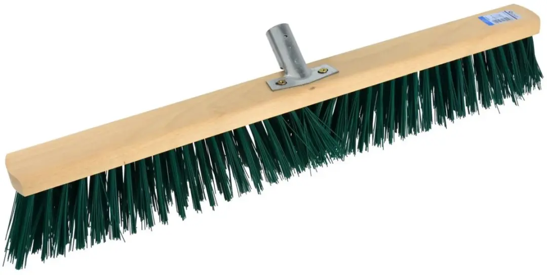 GEKO Straatbezem nylon 60cm - Houten blok - afbeelding 2 van 2
