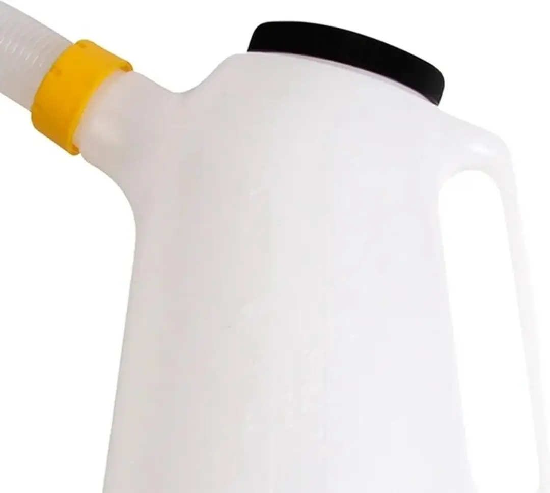 GEKO Plastic maatkan - 3 liter - flexibele tuit - olie- en zuurresistent - afbeelding 3 van 4