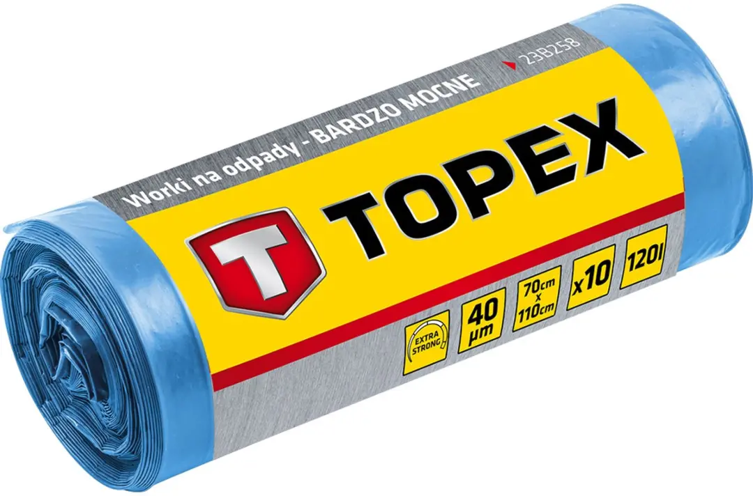 Topex Afvalzak 120L 40 Micron