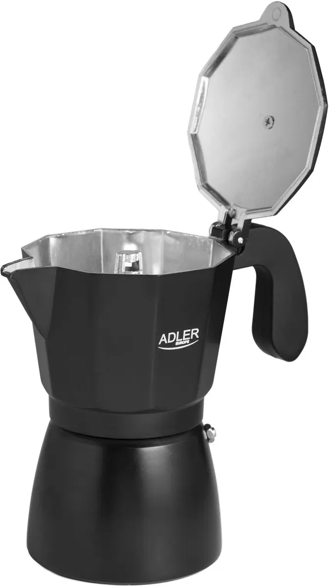 Adler AD 4421 Espresso-koffiezetapparaat 0,3l - Zwart - afbeelding 3 van 5