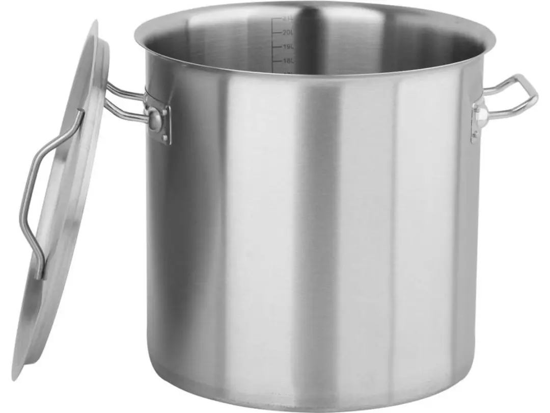 Yato RVS Kookpan met Deksel 32x32 cm, 25L - afbeelding 3 van 5