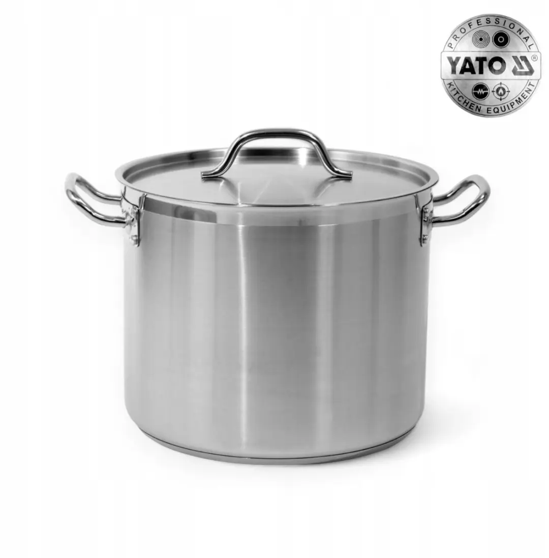 Yato RVS Kookpan met Deksel 32x26cm 20,9L