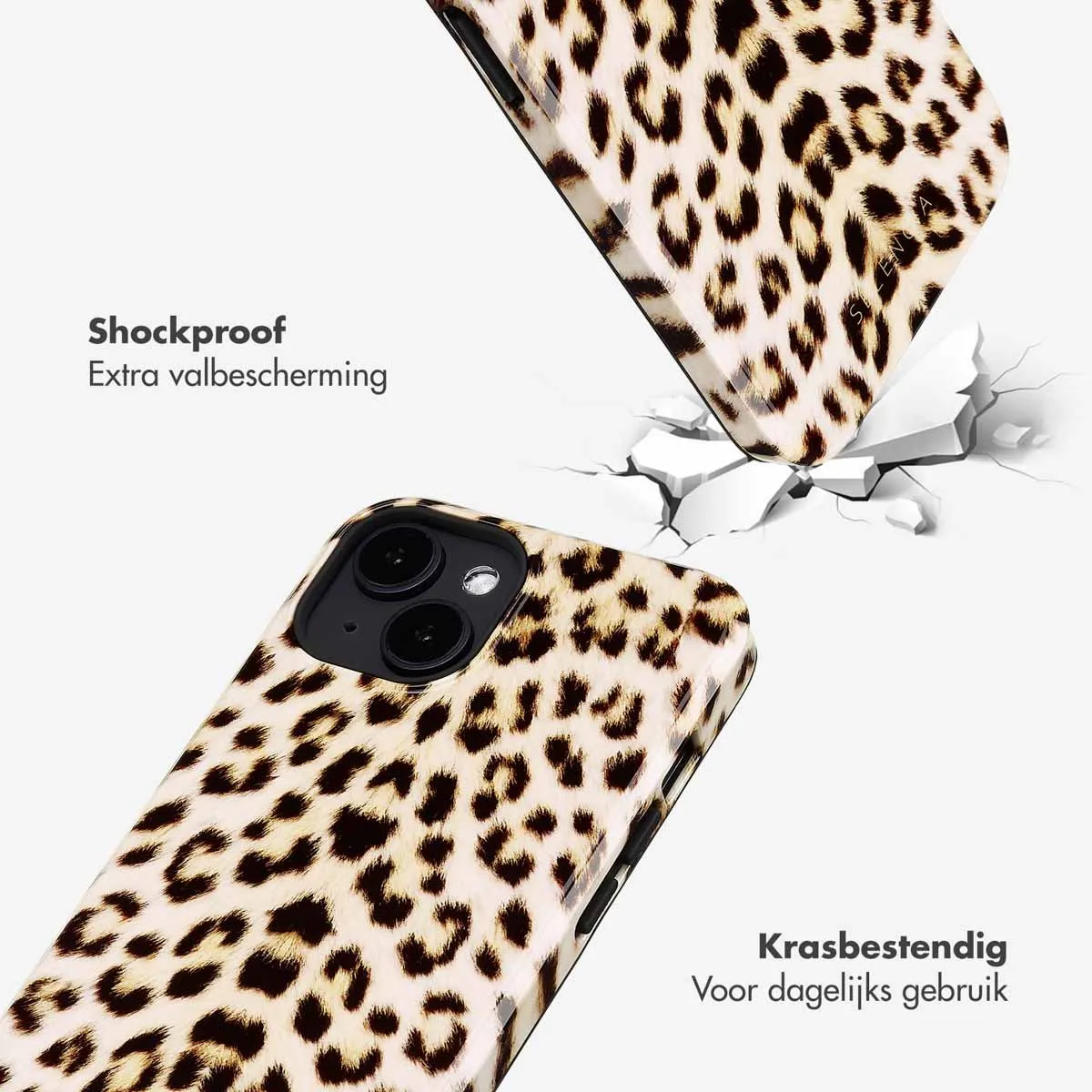 Selencia Hoesje iPhone 14 Wild Leo - MagSafe