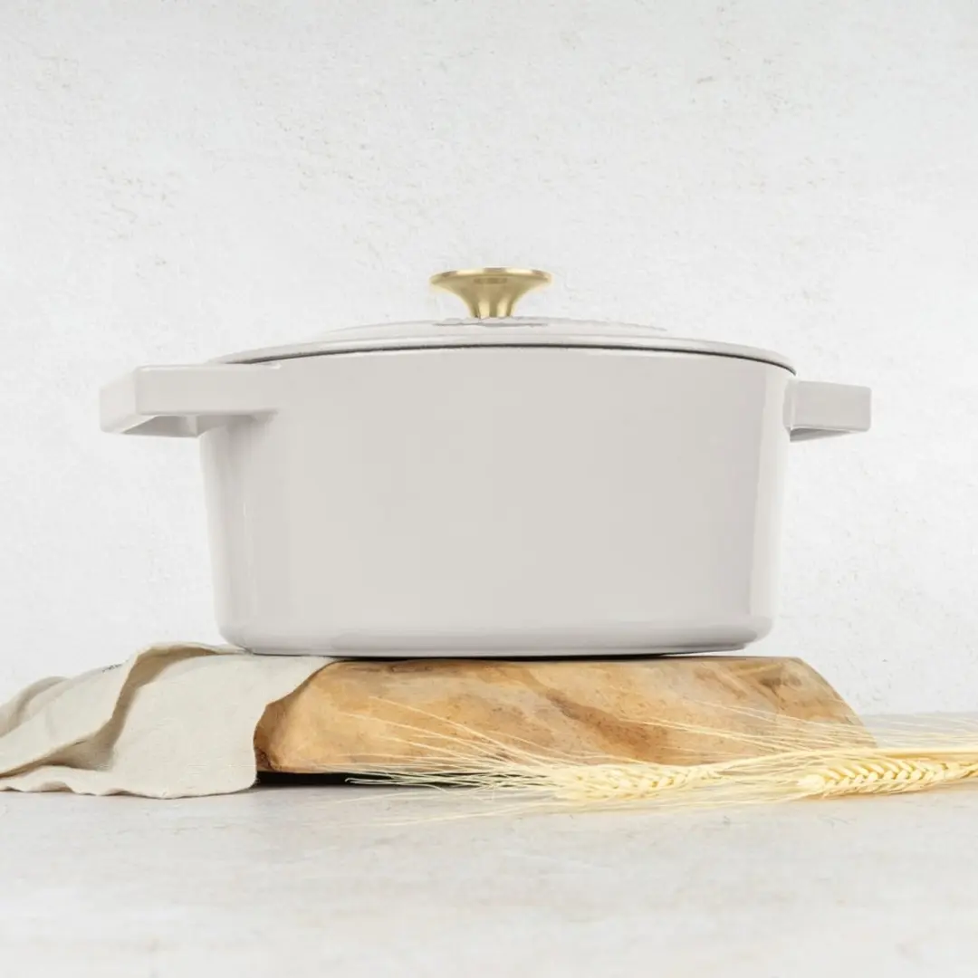 BerlingerHaus Sahara Gietijzeren Braadpan 24cm - Crème - afbeelding 6 van 6