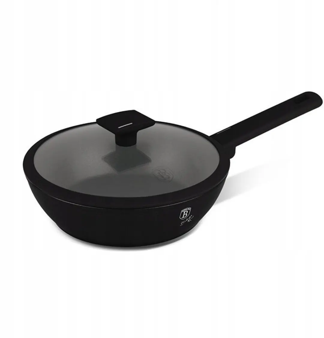 BerlingerHaus Koekenpan 24 cm TitanPro Matte Black
