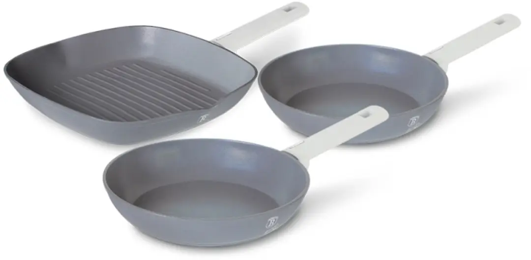 Set van 3 pannen met titaniumcoating uit de Aspen Collection