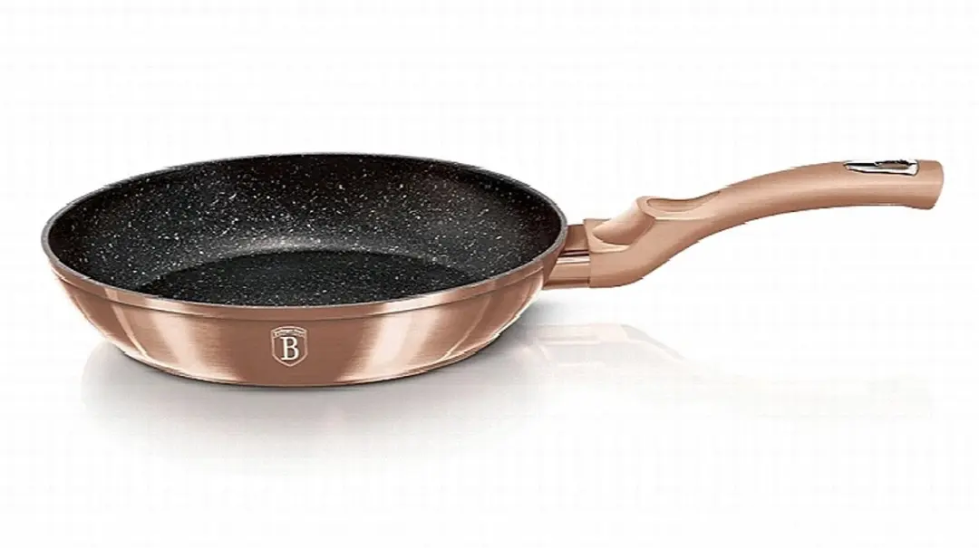 Koekenpan met marmeren coating, 30 cm, Rosegold Metallic Line