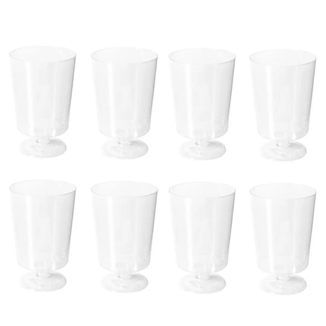 Duni Plastic Wijnglazen 15.7cl - 8 Stuks - Transparant - afbeelding 6 van 6