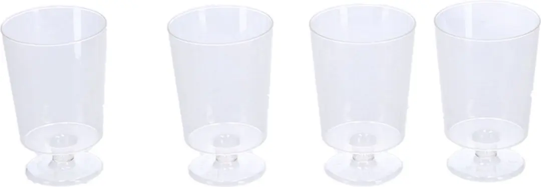 Duni Plastic Wijnglazen 15.7cl - 8 Stuks - Transparant - afbeelding 2 van 6