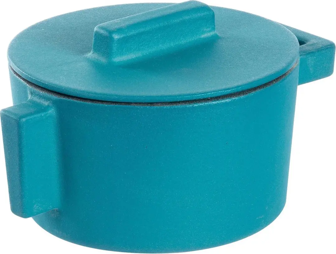 Braadpan Blauw 10 cm incl deksel