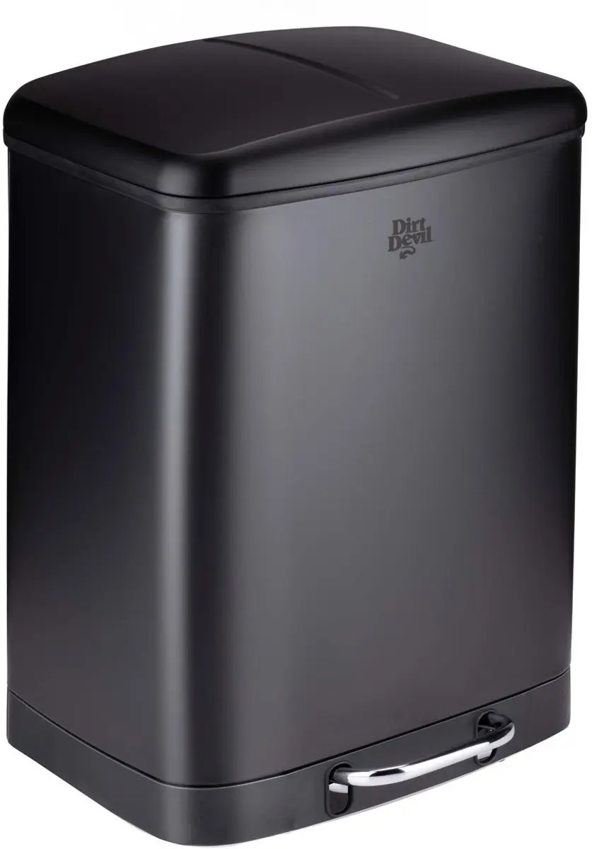 Dirt Devil Pedaalemmer Afvalscheiding 2x 12L - Zwart - afbeelding 6 van 6