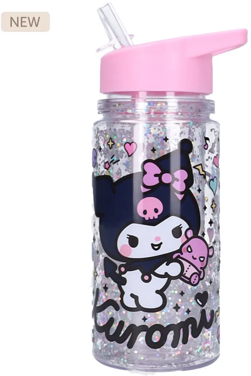 Hello Kitty Kuromi Drinkfles - 300ml - Roze - afbeelding 5 van 6