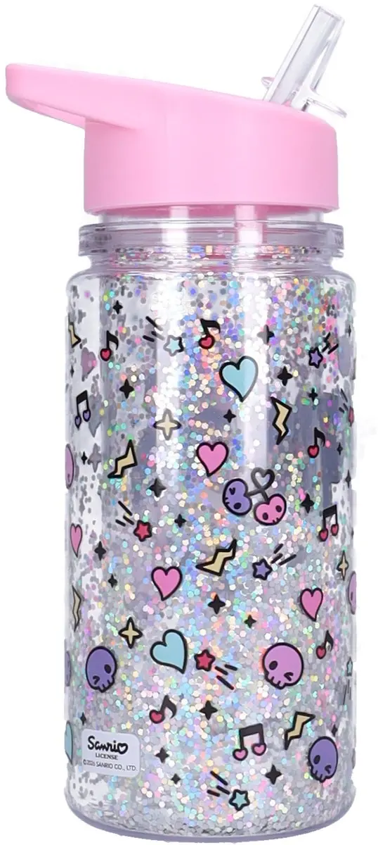Hello Kitty Kuromi Drinkfles - 300ml - Roze - afbeelding 4 van 6