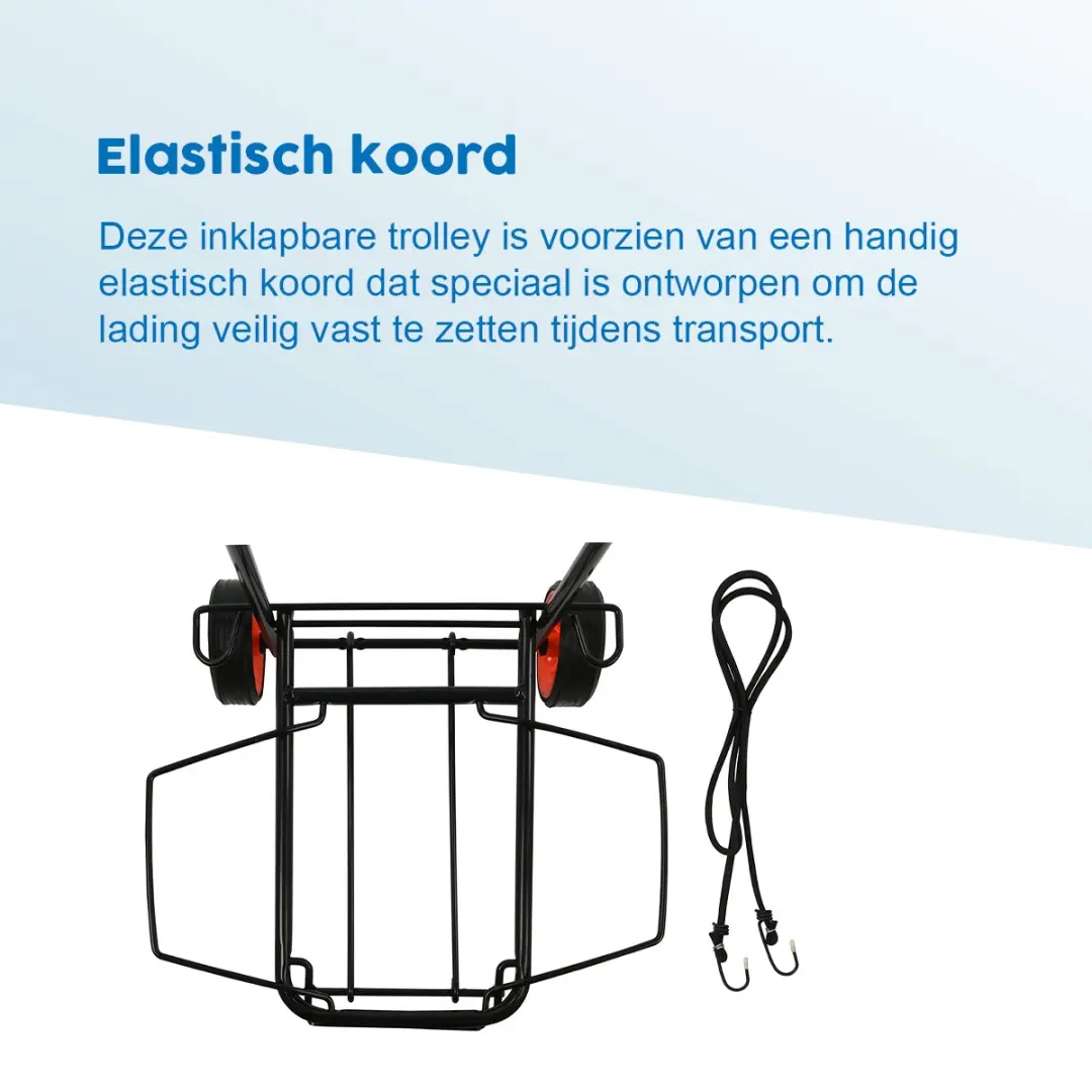 ProPlus Alani Transportwagen - 30 kg - Zwart - afbeelding 5 van 6