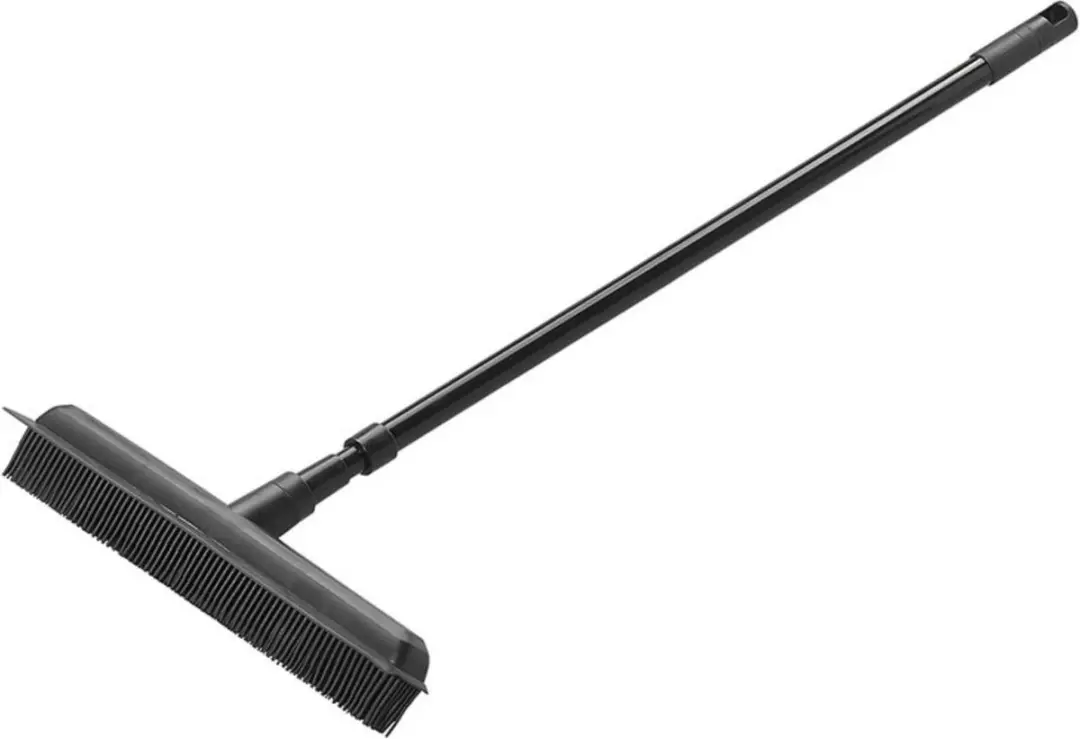 ProPlus Rubberen Bezem met Telescopische Steel