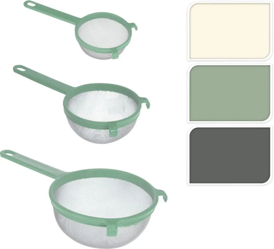 Excellent Houseware Zeefset 3-Delig Assorti