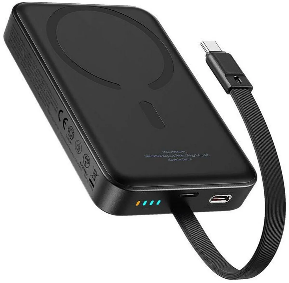 Baseus Mini 10000mAh 30W Magnetische Powerbank - 6932172669119 - afbeelding 3 van 5