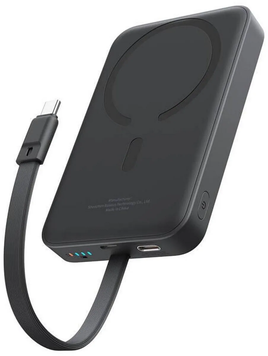Baseus Mini 10000mAh 30W Magnetische Powerbank - 6932172669119 - afbeelding 2 van 5