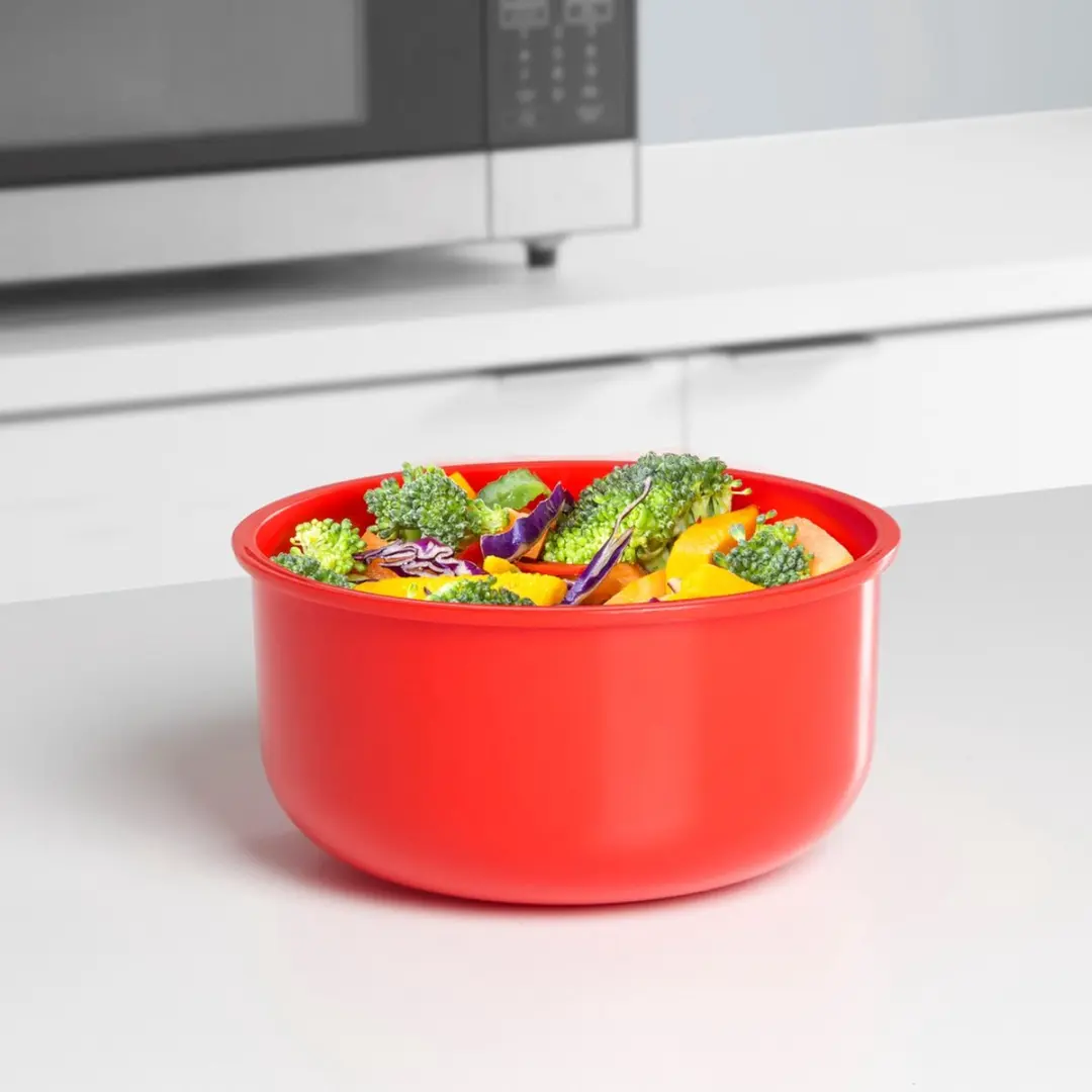 Sistema 1113 Magnetronschotel met Stoomklep - Rood - afbeelding 3 van 6