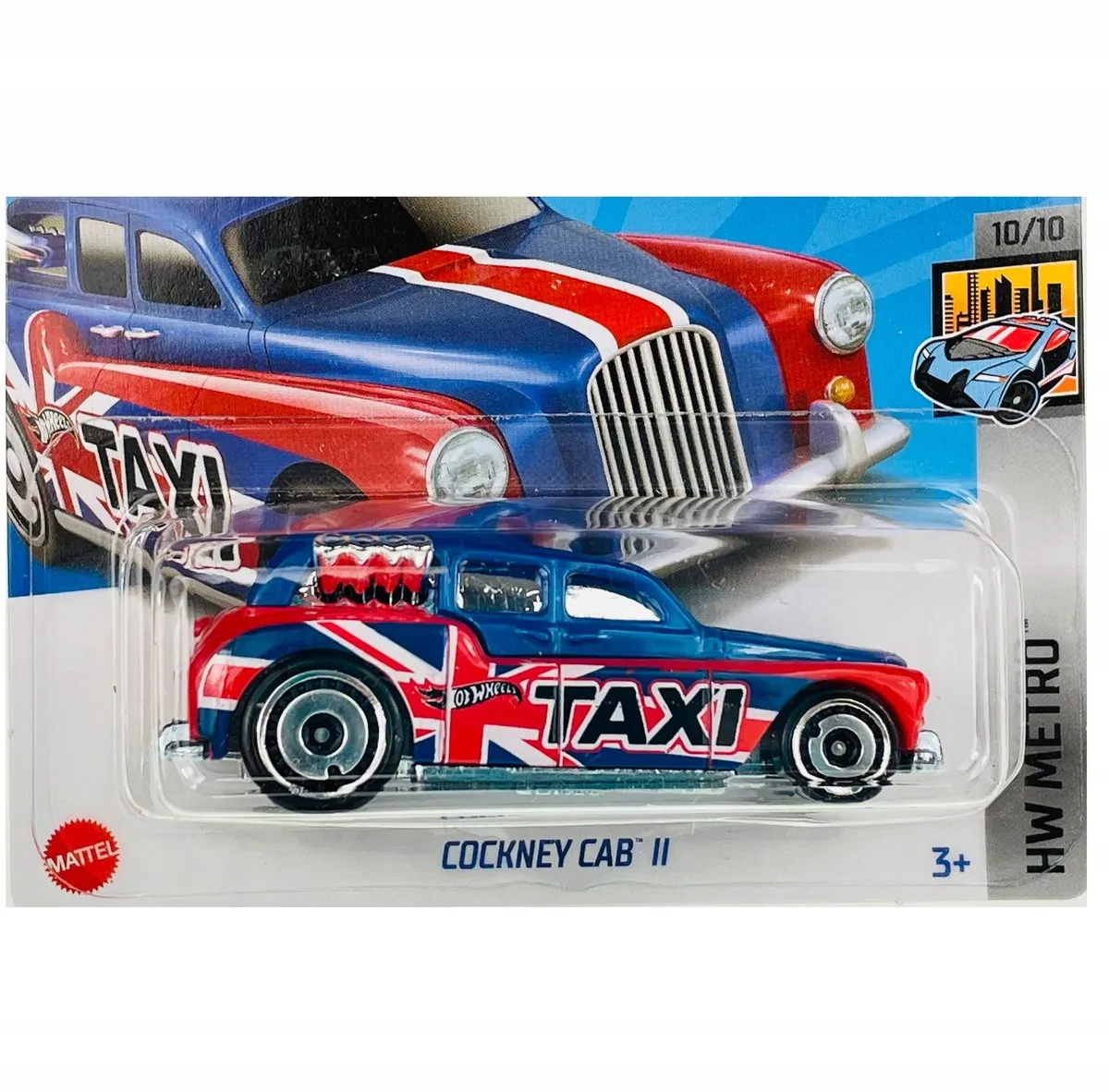Hot Wheels Cockney Cab II Metro 1:64 HCW55 - Multicolor