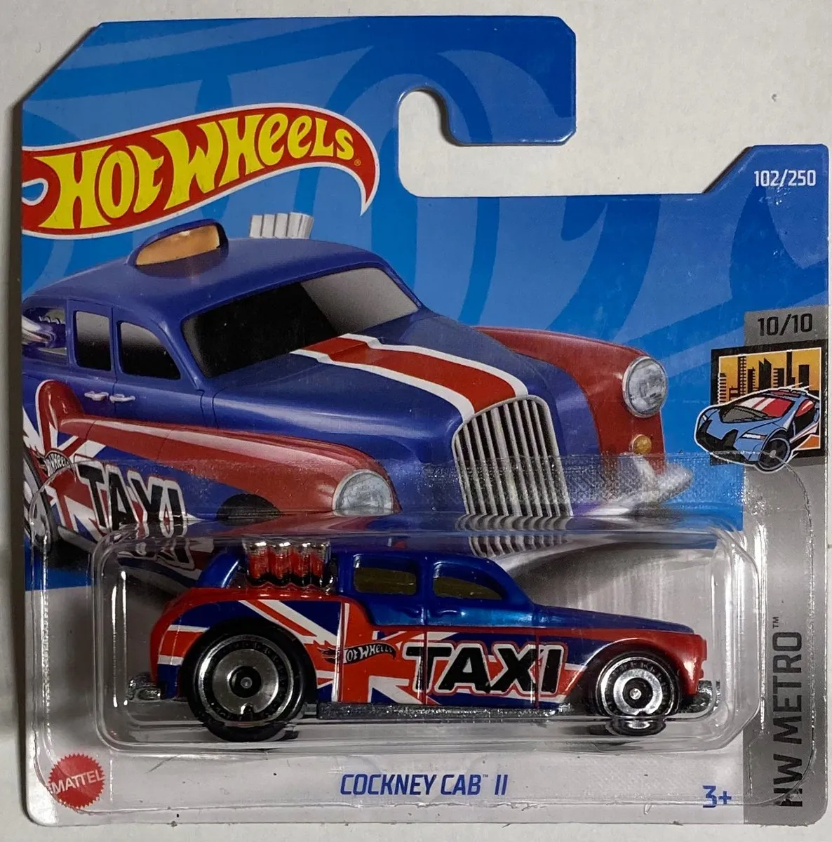Hot Wheels Cockney Cab II Metro 1:64 HCW55 - Multicolor
