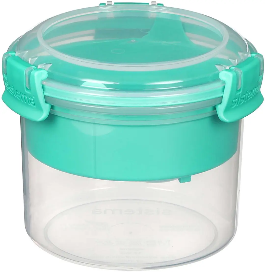 Sistema To Go Ontbijtkom 530ml - Minty Teal - afbeelding 5 van 5