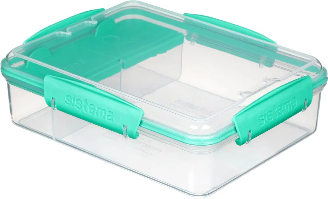 Sistema Snack Attack Duo Lunchbox - 975ml - Minty Teal - afbeelding 4 van 5