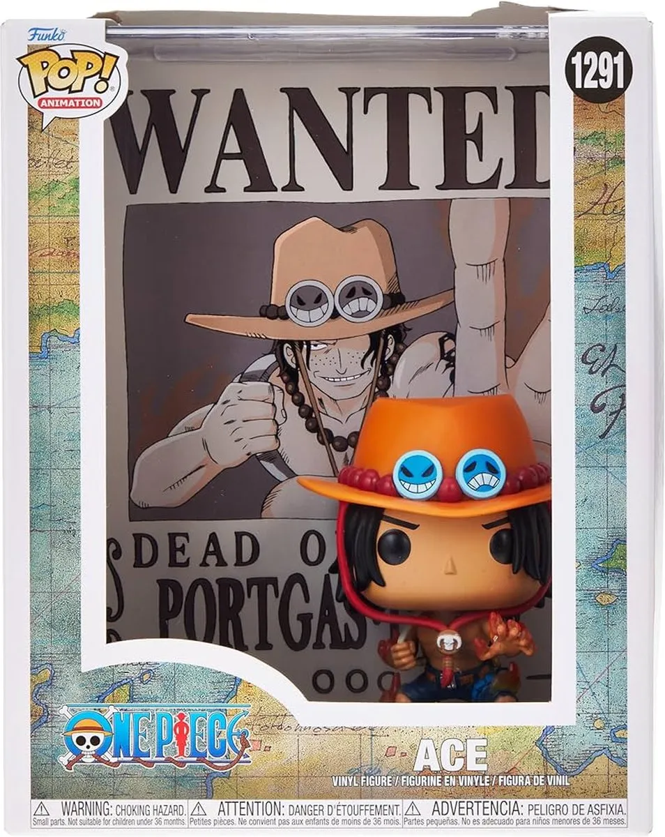 Funko Pop! One Piece Portgas D. Ace Wanted Poster #1291 - afbeelding 3 van 3