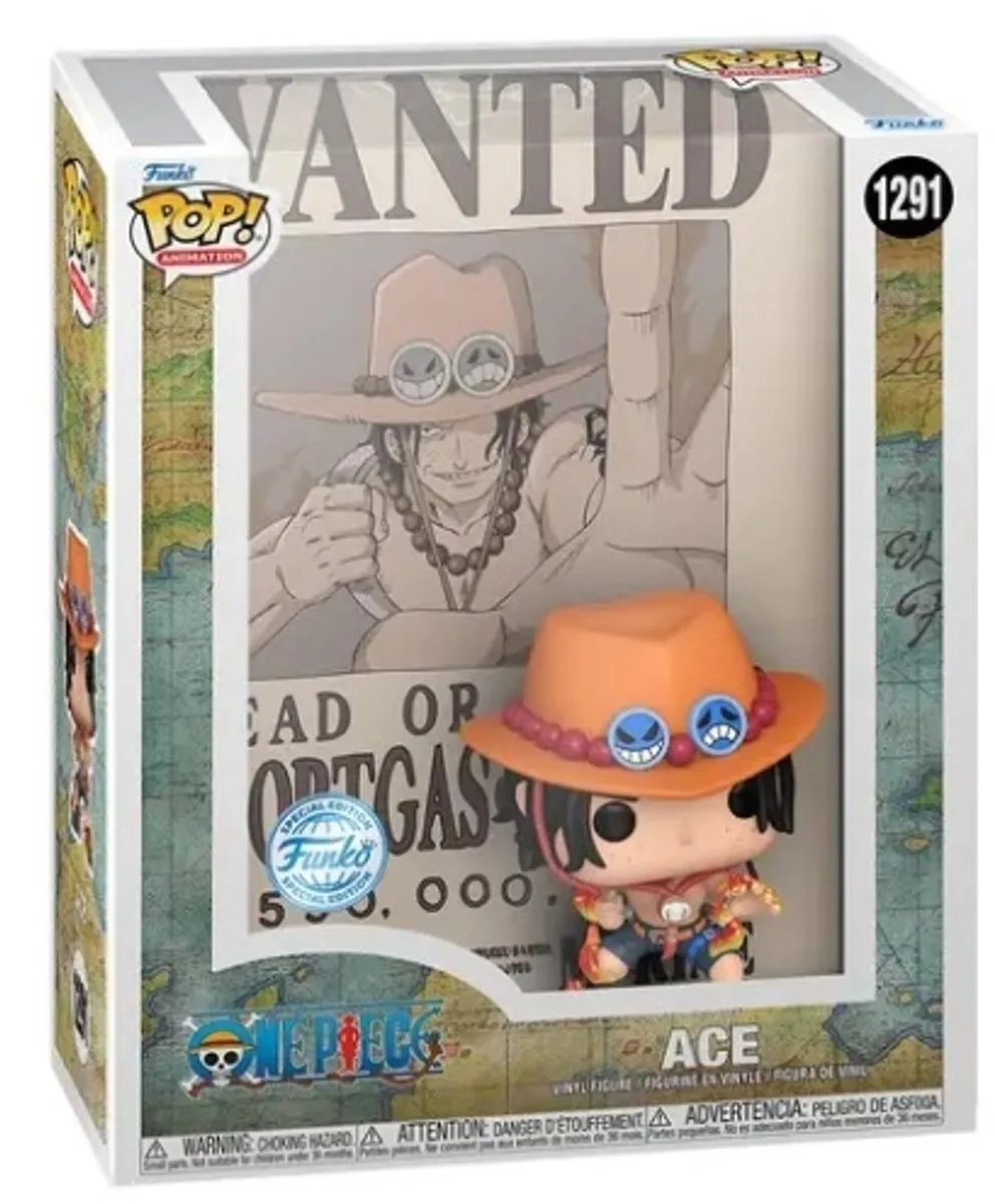 Funko Pop! One Piece Portgas D. Ace Wanted Poster #1291