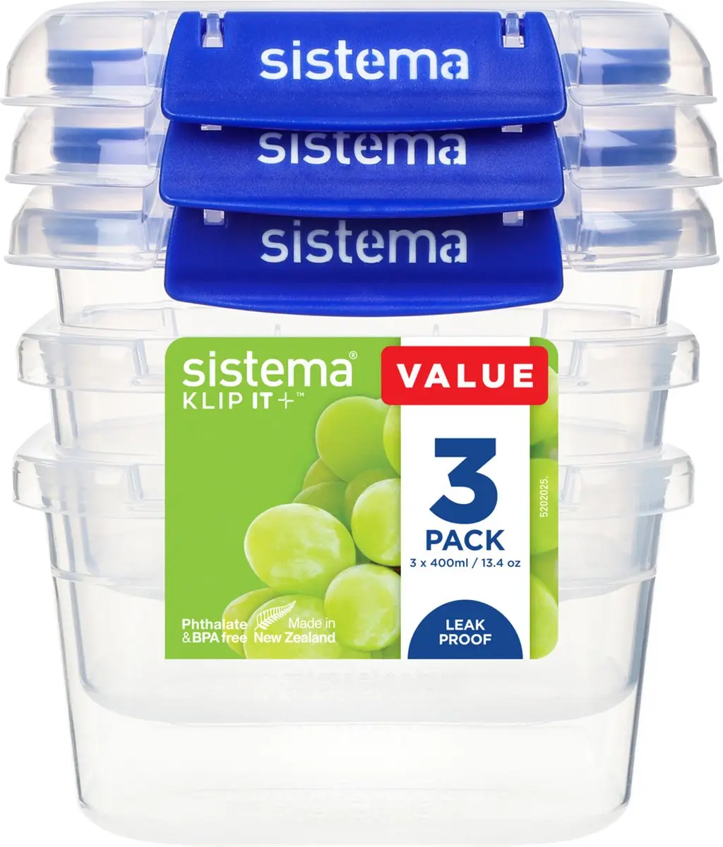 Sistema Klip It Plus Voorraaddozen 400ml