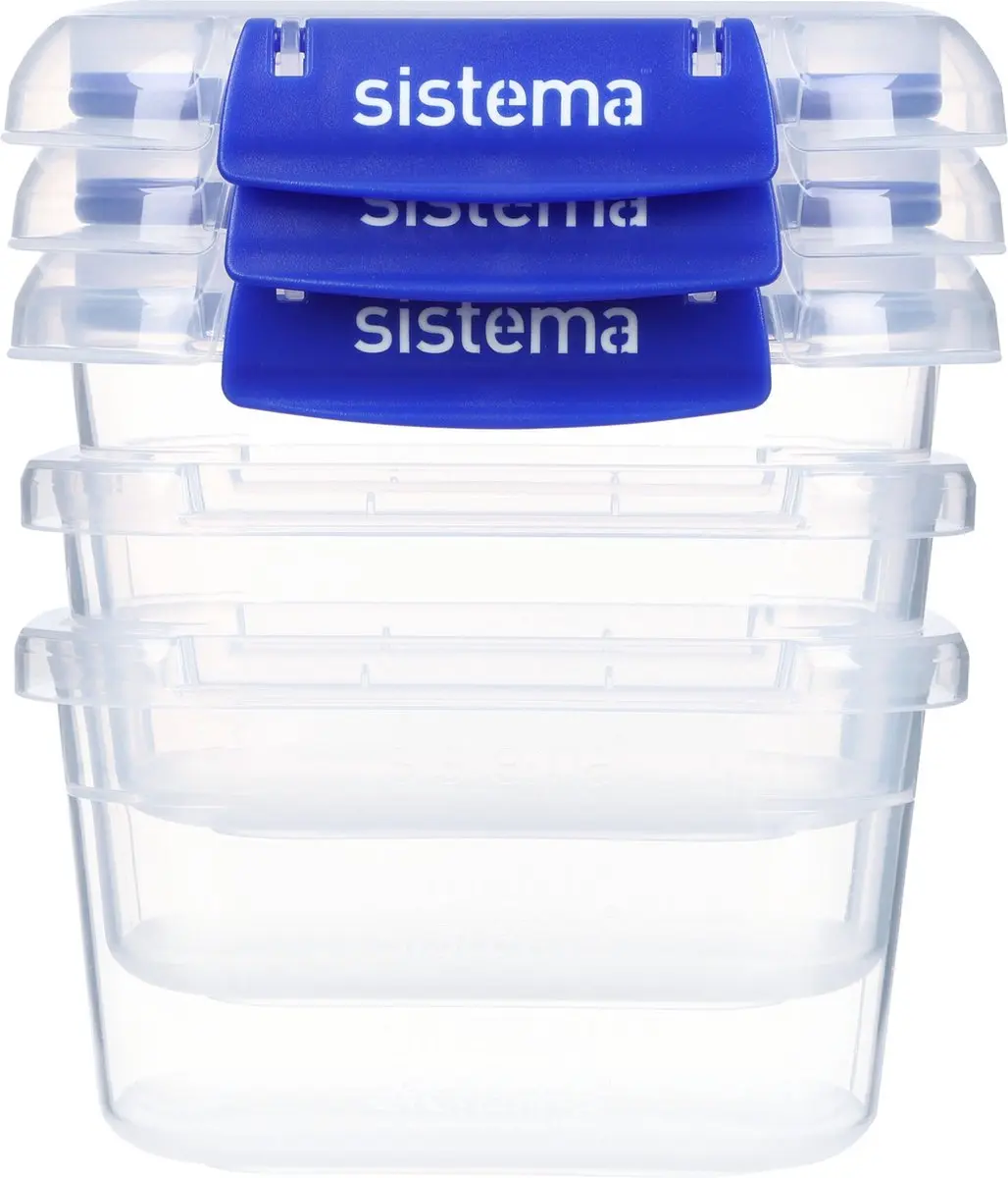 Sistema Klip It Plus Voorraaddozen 400ml - 3 Stuks - afbeelding 6 van 6