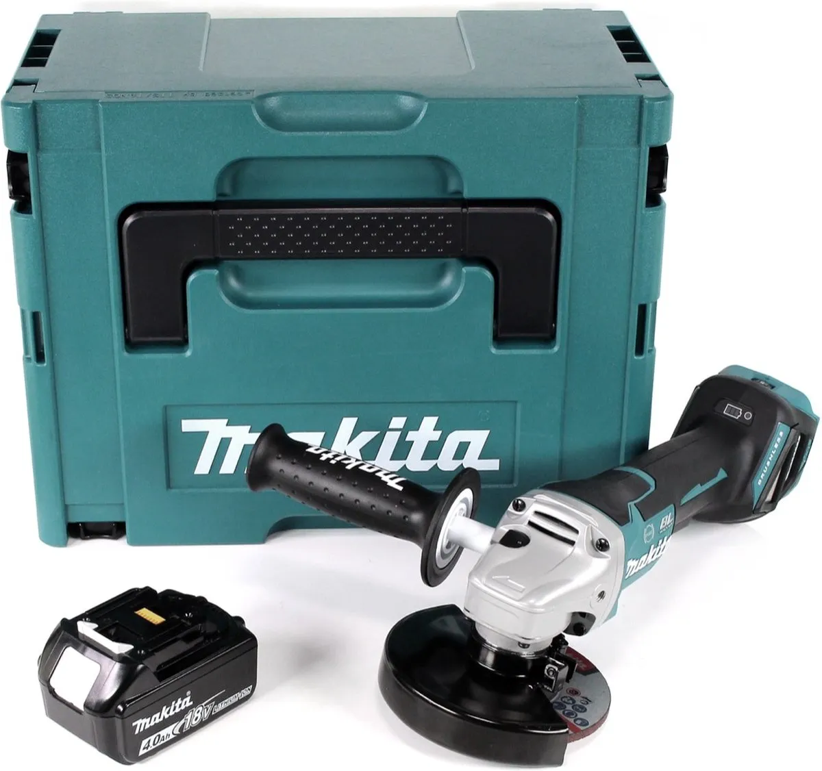 Makita DGA 517 Haakse Slijper 18V 125mm - 4.0Ah Accu