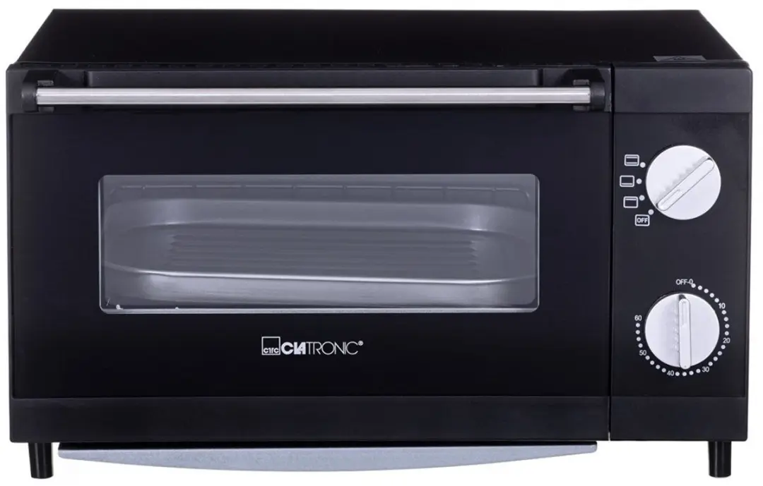 Clatronic MPO 3520 Mini Pizza Oven - 1000W - 12L - Zwart - afbeelding 4 van 4
