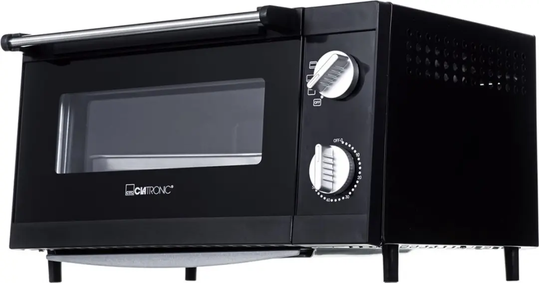 Clatronic MPO 3520 Mini Pizza Oven - 1000W - 12L - Zwart - afbeelding 3 van 4