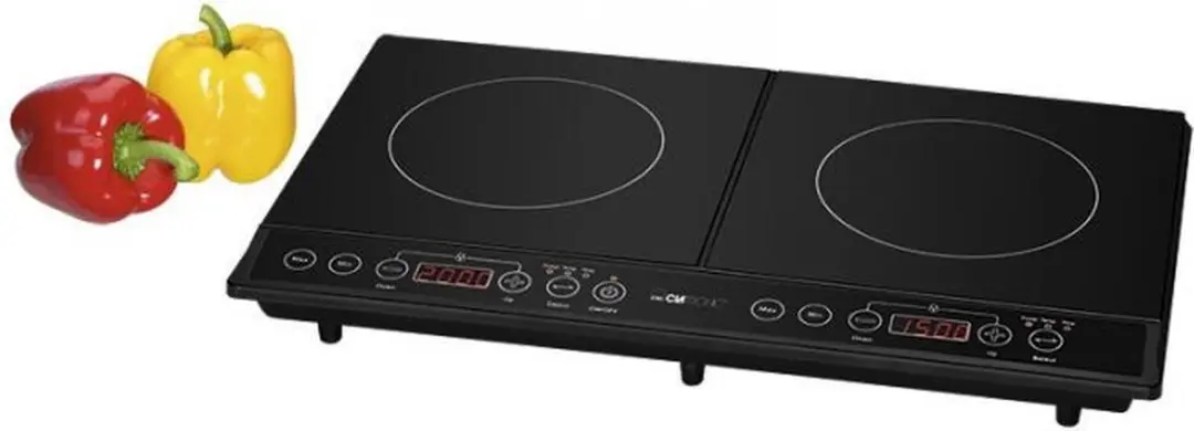 Clatronic DKI 3609 inductiekookplaat - 2 kookzones - 3,5 kW - Zwart - afbeelding 2 van 6