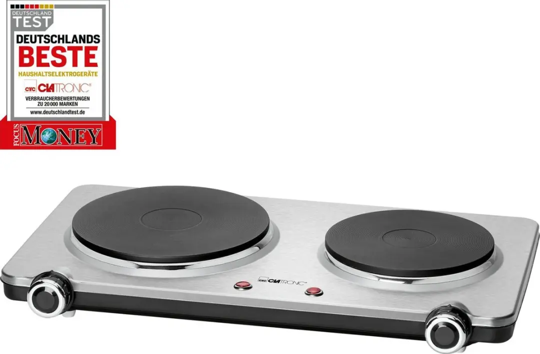 Clatronic DKP 3668 Dubbele Kookplaat