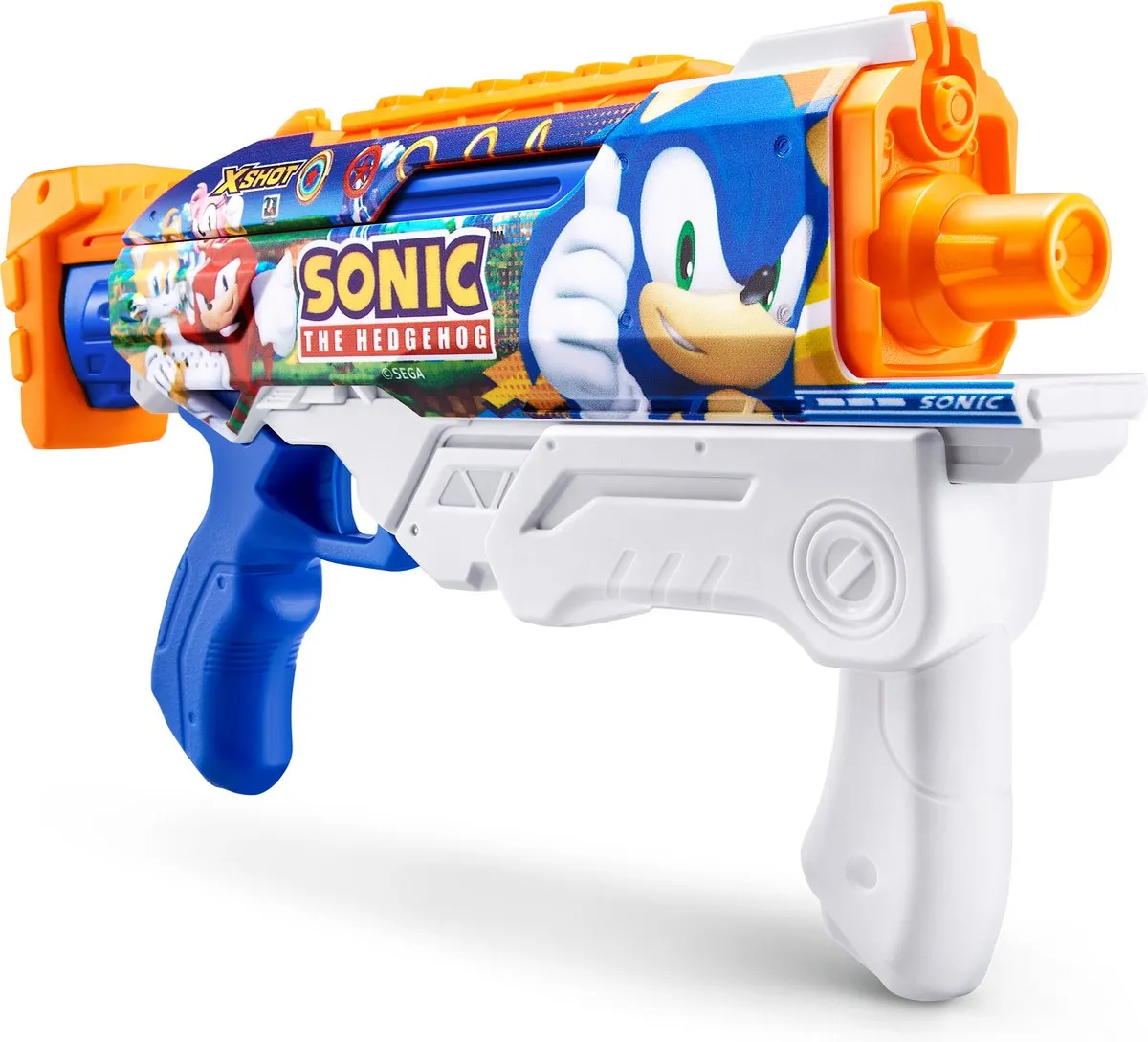 XSHOT Sonic The Hedgehog Hyperload Water Blaster 500L - Meerkleurig