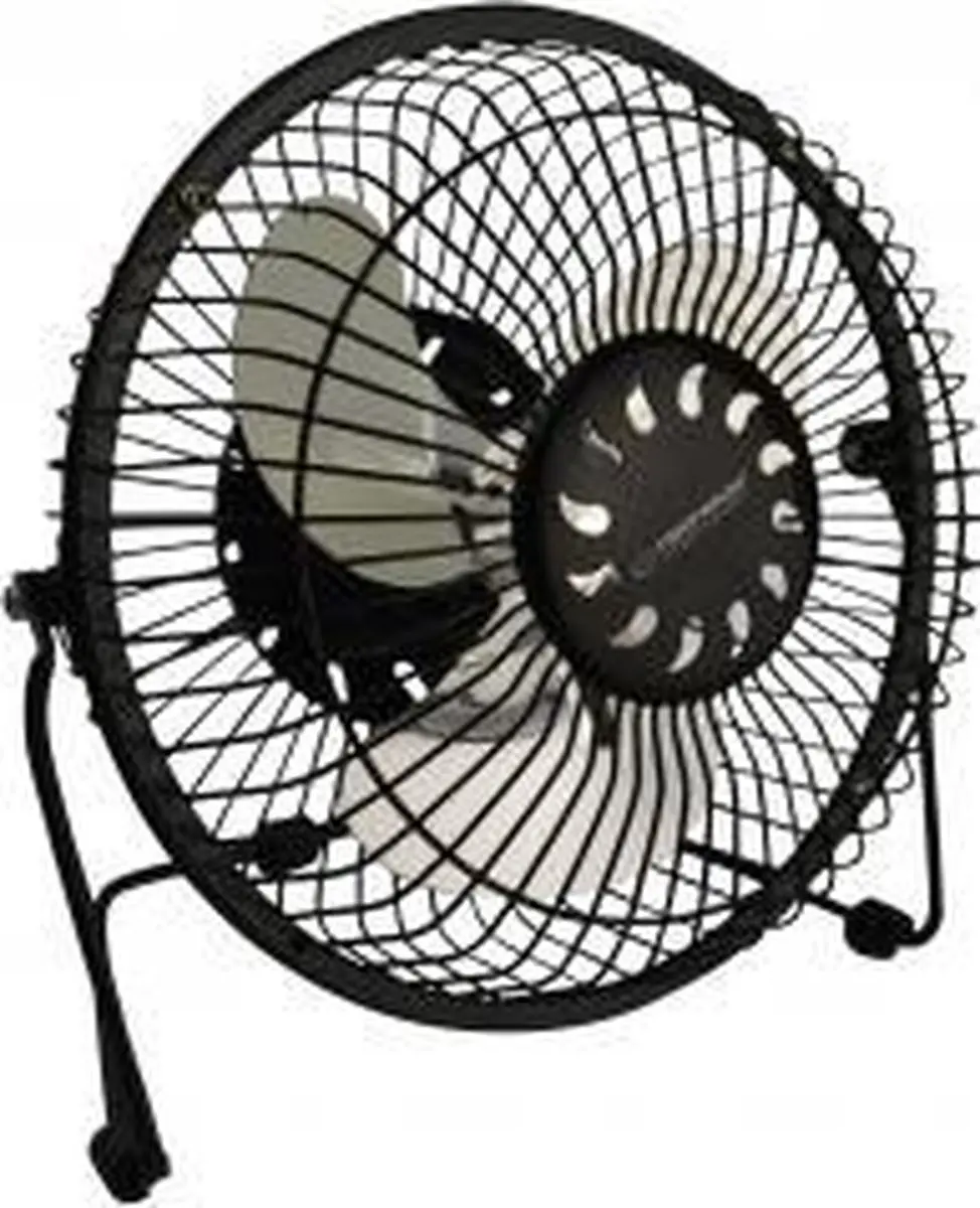 Esperanza Yugo EA149K USB Ventilator - Zwart - afbeelding 6 van 6