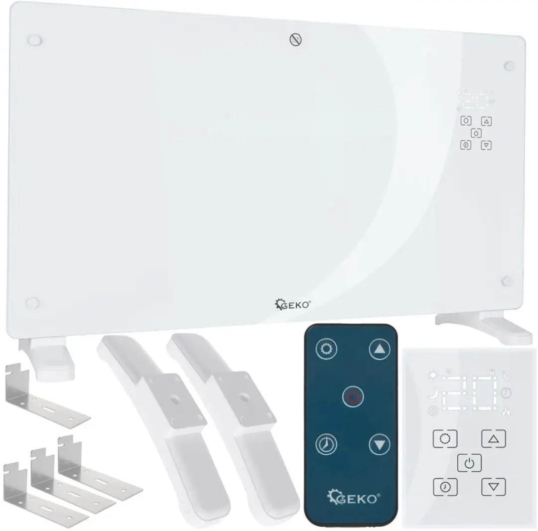 GEKO Elektrische convector met Wi-Fi en afstandsbediening