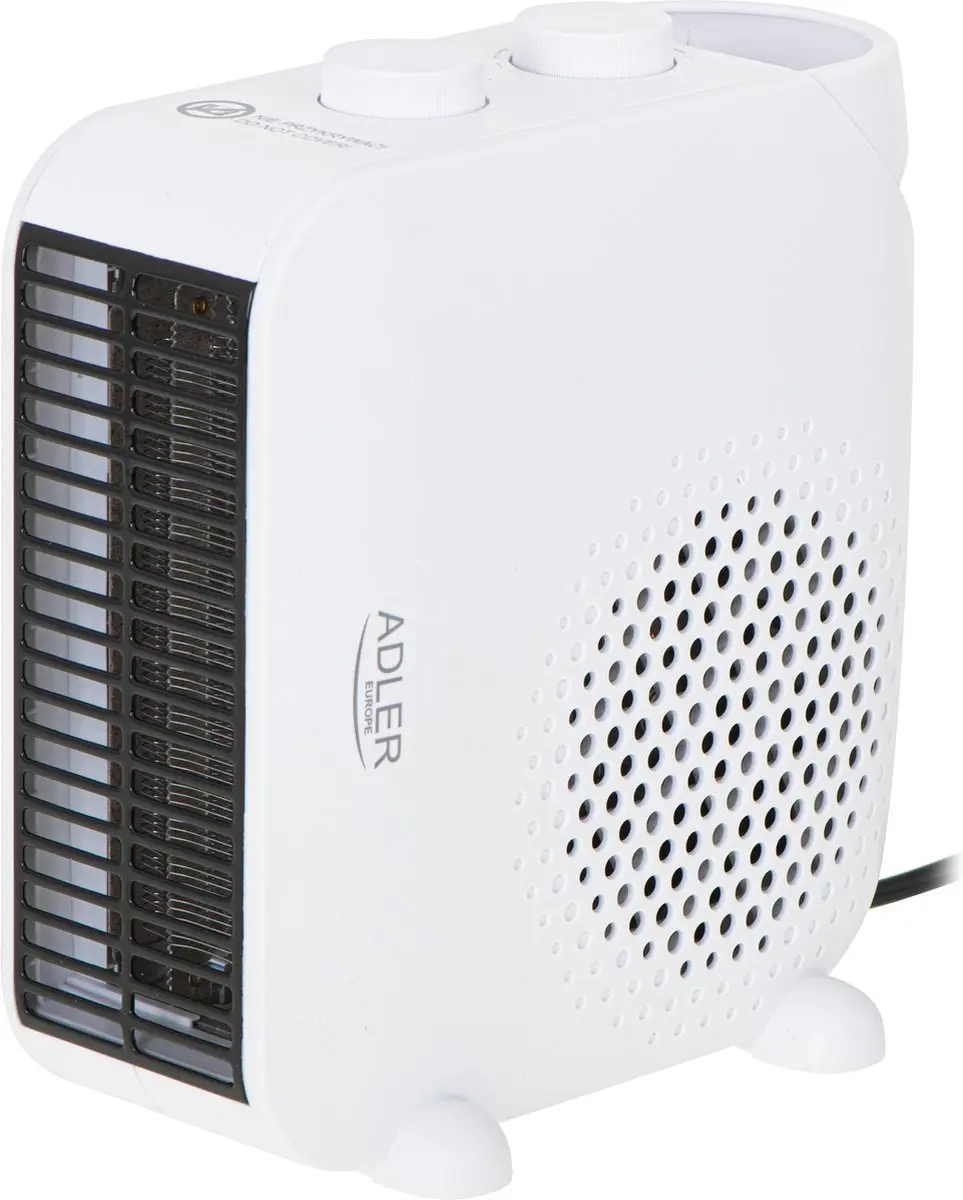 Adler ventilatorkachel, dubbele functie, koude straal, 2000W, wit, AD 7725