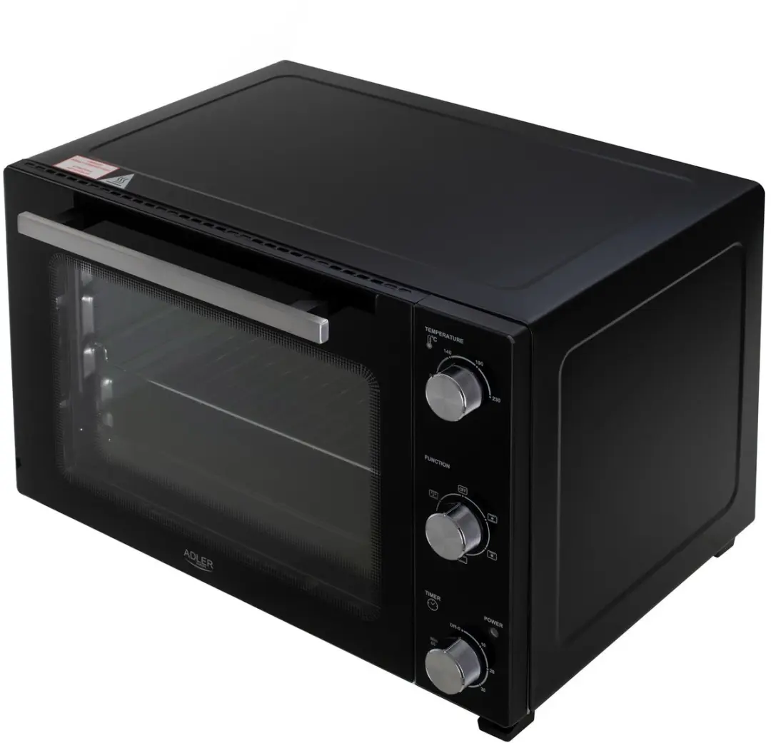 Adler AD 6026 Elektrische Oven - 48L - 1800W - Zwart - afbeelding 3 van 6