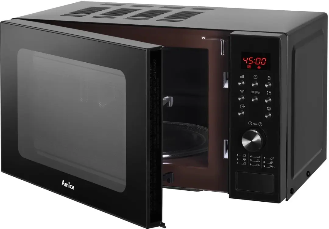 Amica AMGF20E1GB Grill-magnetron - Zwart - afbeelding 2 van 2