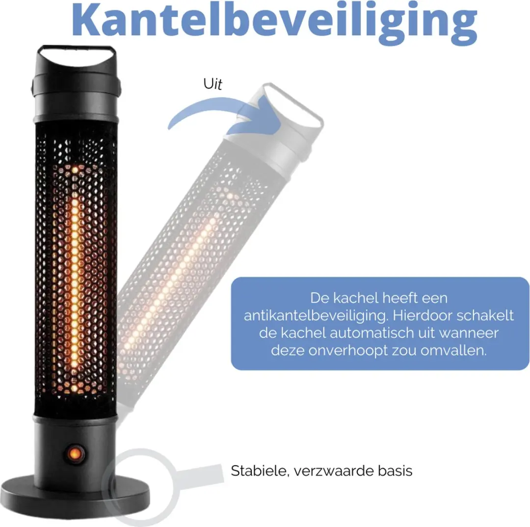 Yato YT-99520 Infraroodstraler 800W - Zwart - afbeelding 6 van 6