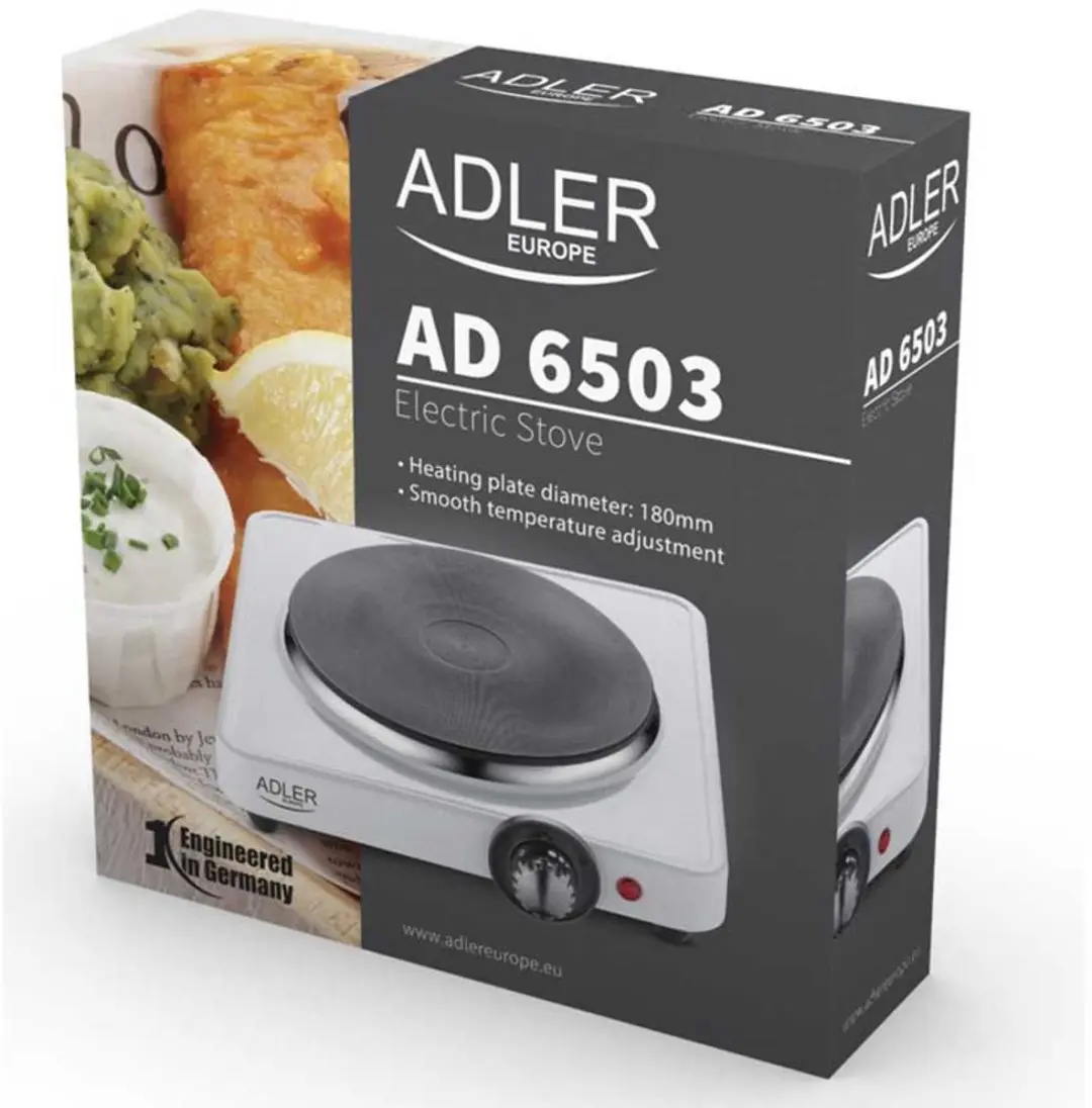 Adler AD 6503 Kookplaat - Wit - afbeelding 3 van 6