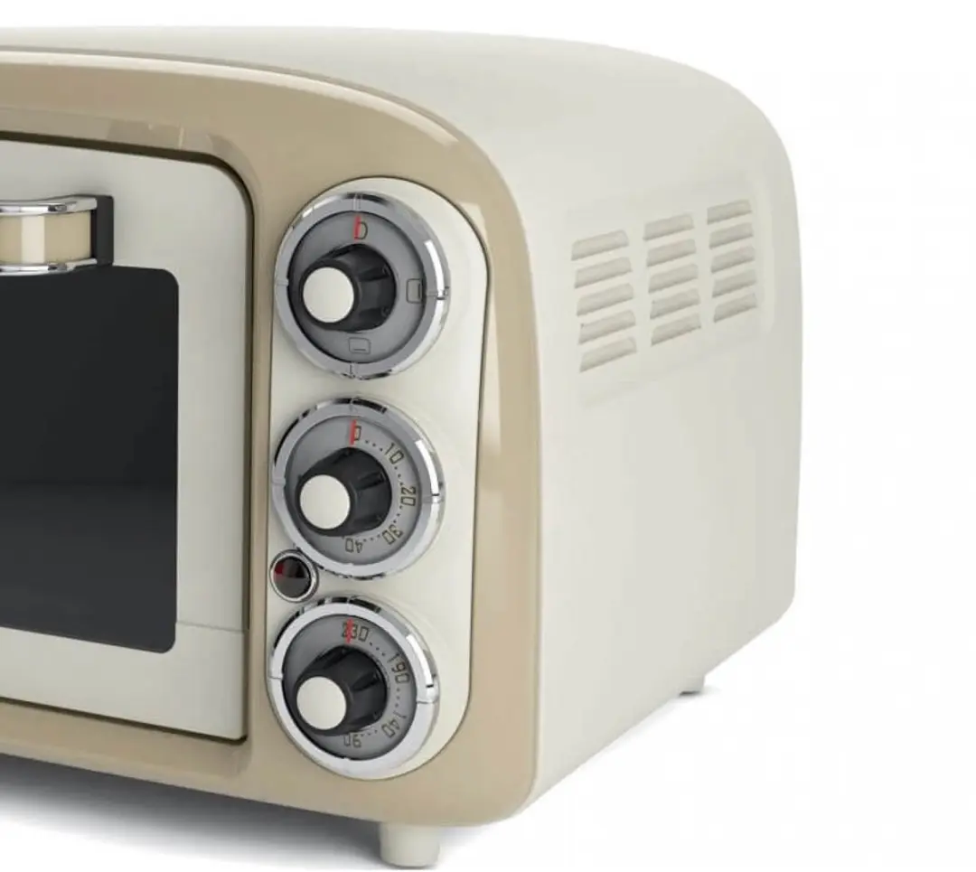 Ariete 979 Vintage Mini Oven - 18L - 1380W - Beige - afbeelding 6 van 6